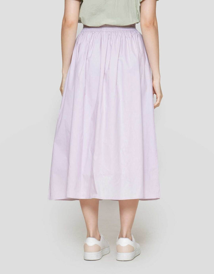 Suko Woven Bottom Rok Midi Wanita