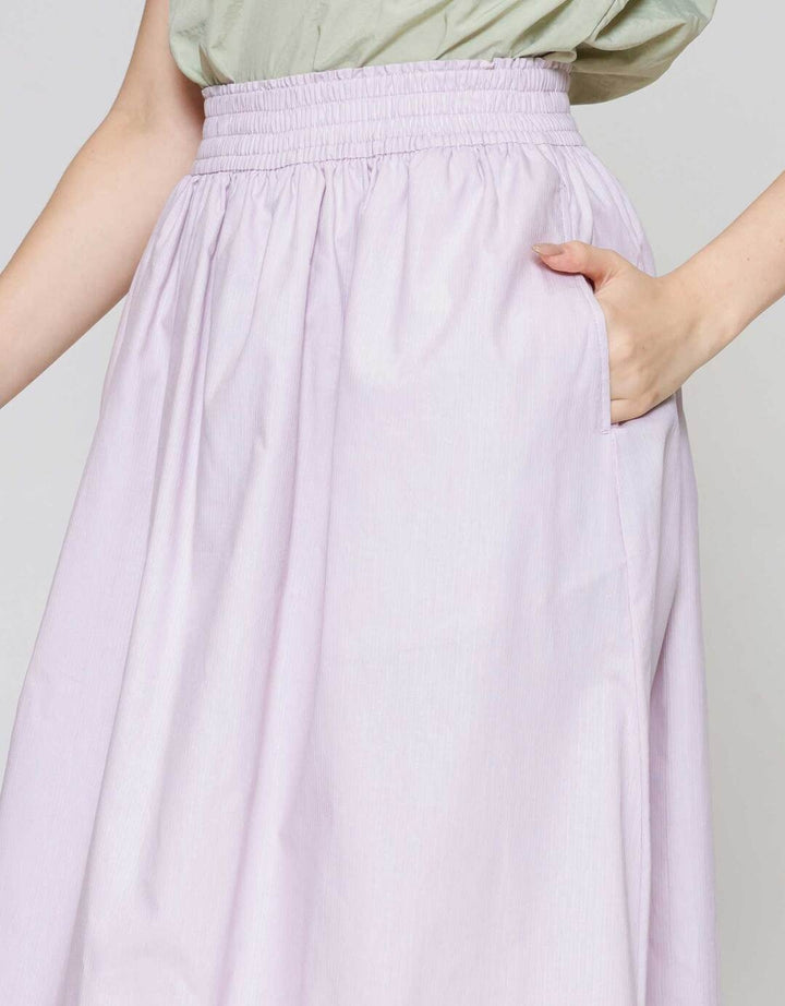 Suko Woven Bottom Rok Midi Wanita