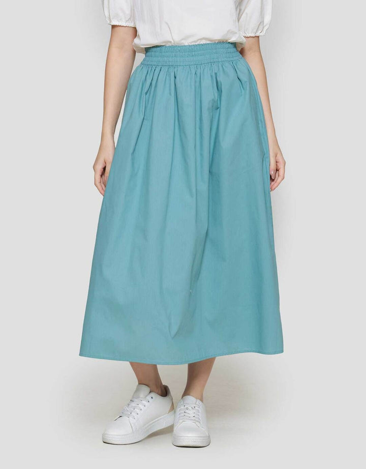 Suko Woven Bottom Women's Midi Skirt