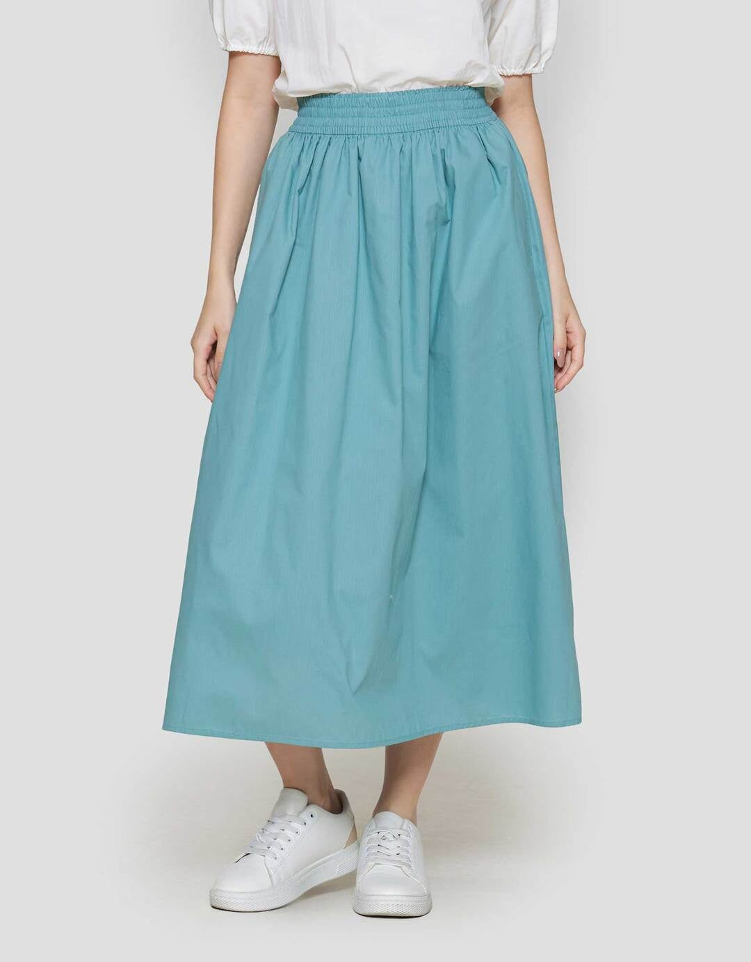 Suko Woven Bottom Women's Midi Skirt