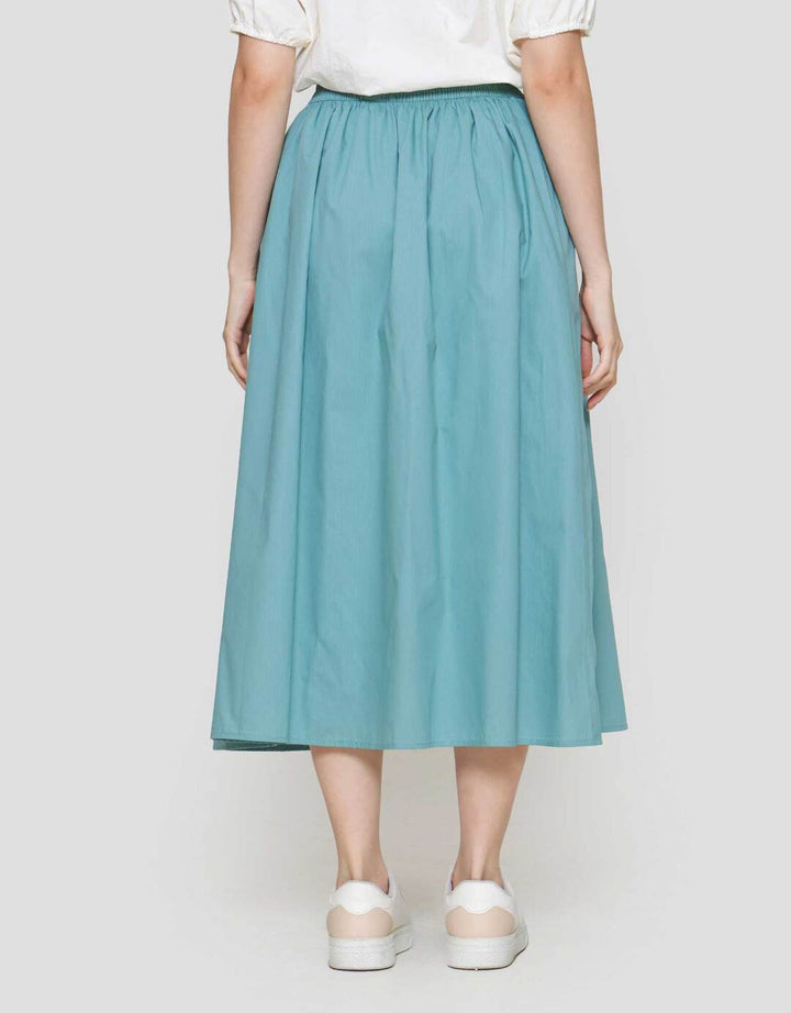 Suko Woven Bottom Women's Midi Skirt