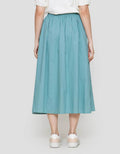 Suko Woven Bottom Women's Midi Skirt