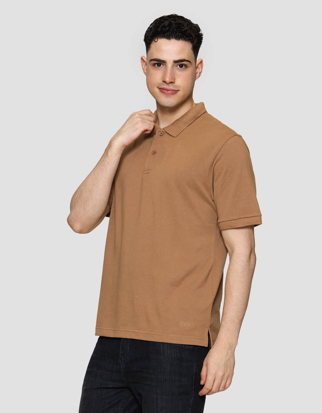 Cole Solid Fit Kaos Polo Lengan Pendek Pria