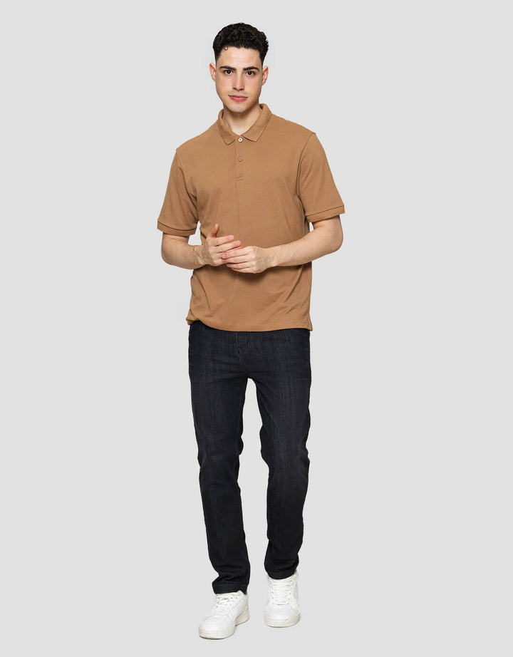 Cole Solid Fit Kaos Polo Lengan Pendek Pria