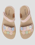 Nevada Ankle Strap Flower Sandal Anak Perempuan