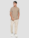 Cole Repeat Text Solid Kaos Casual Pria
