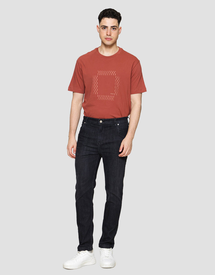 Cole Slim Milea Whisker Spray Celana Panjang Denim Pria