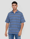 Nevada Yarndyed Stripe Kaos Polo Pria
