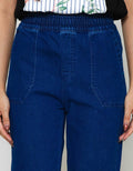 St. Yves Full Elastic Drawstring Celana Denim Wanita