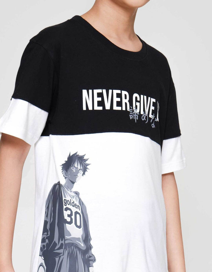 Nevada Print Anime Boy Pakaian Setelan Anak Laki-laki