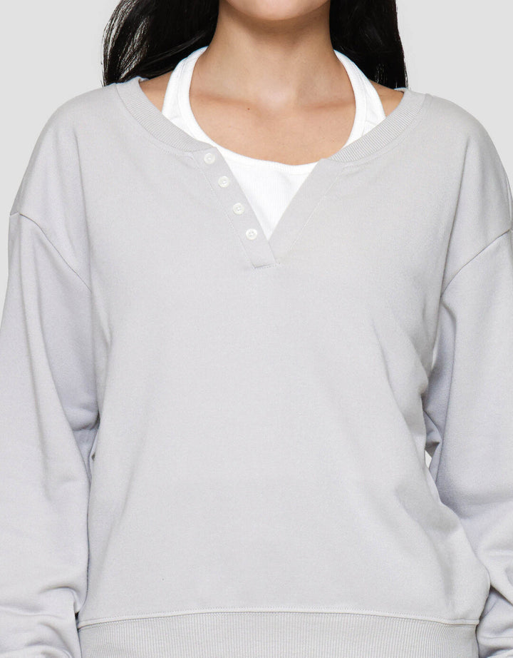 Nevada French Reg W/ Tanktop Sweater Wanita