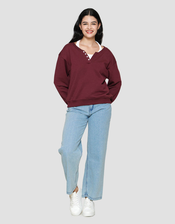 Nevada French Reg W/ Tanktop Sweater Wanita