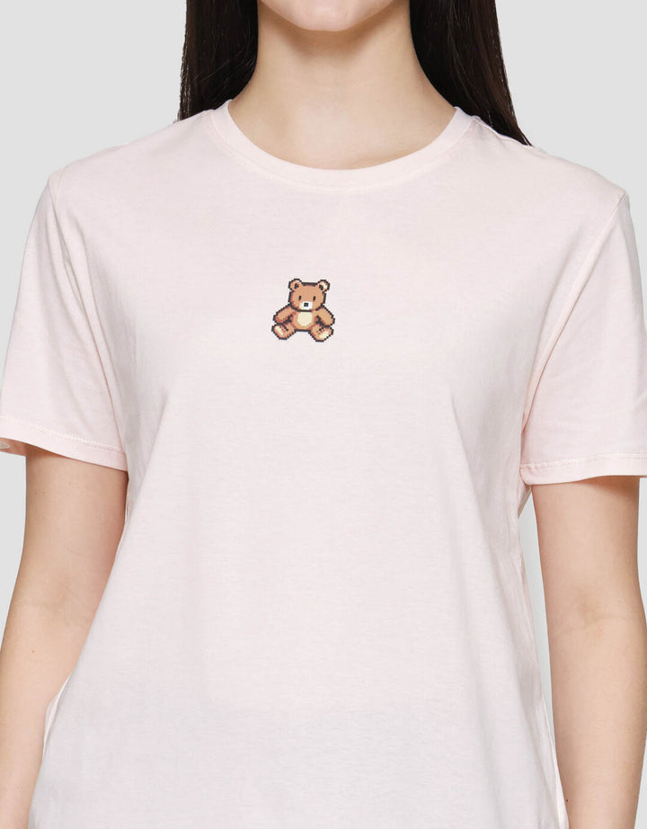 Nevada Solid Reguler Comb Pixelated Bear Kaos Wanita