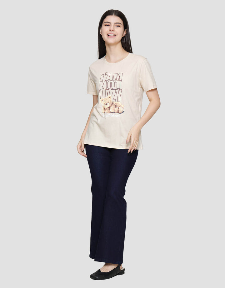 Nevada Solid Reg Comb Im Not Lazy Kaos Wanita