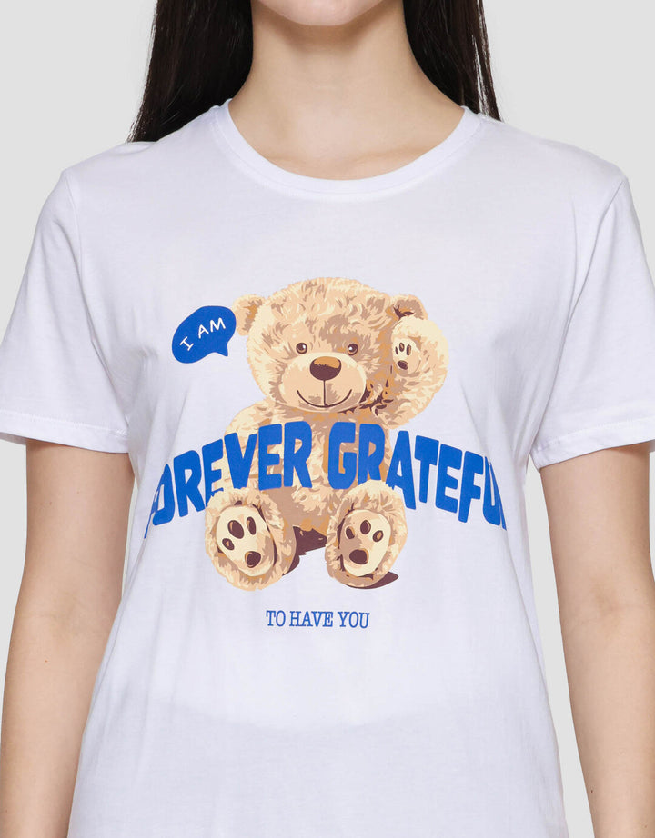 Nevada Solid Reg Comb Forever Grateful Kaos Wanita