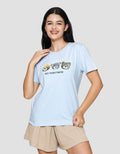 Nevada Reg Positive Vibes Kaos Lengan Pendek Wanita