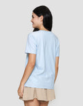 Nevada Reg Positive Vibes Kaos Lengan Pendek Wanita