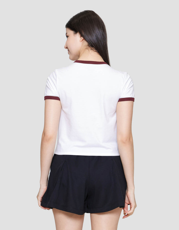 Nevada Solid Bt Rose Kaos Wanita