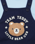 Little M Knit Team Teddy Chenille Jumpsuit Overall Anak Laki-laki