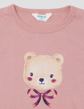 Little M Print Bears Setelan Anak Perempuan