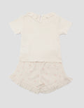 Little M Print Flowers Pakaian Setelan Anak Perempuan