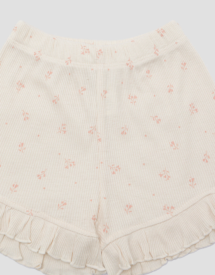 Little M Print Flowers Pakaian Setelan Anak Perempuan