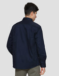 Cole Reg Fit Plain Twill Kemeja Pria