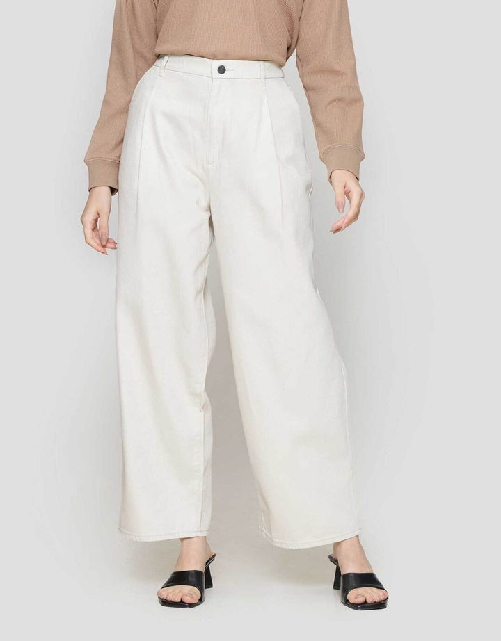 Suko Twill Pants Lipit Drapey Celana Panjang Wanita