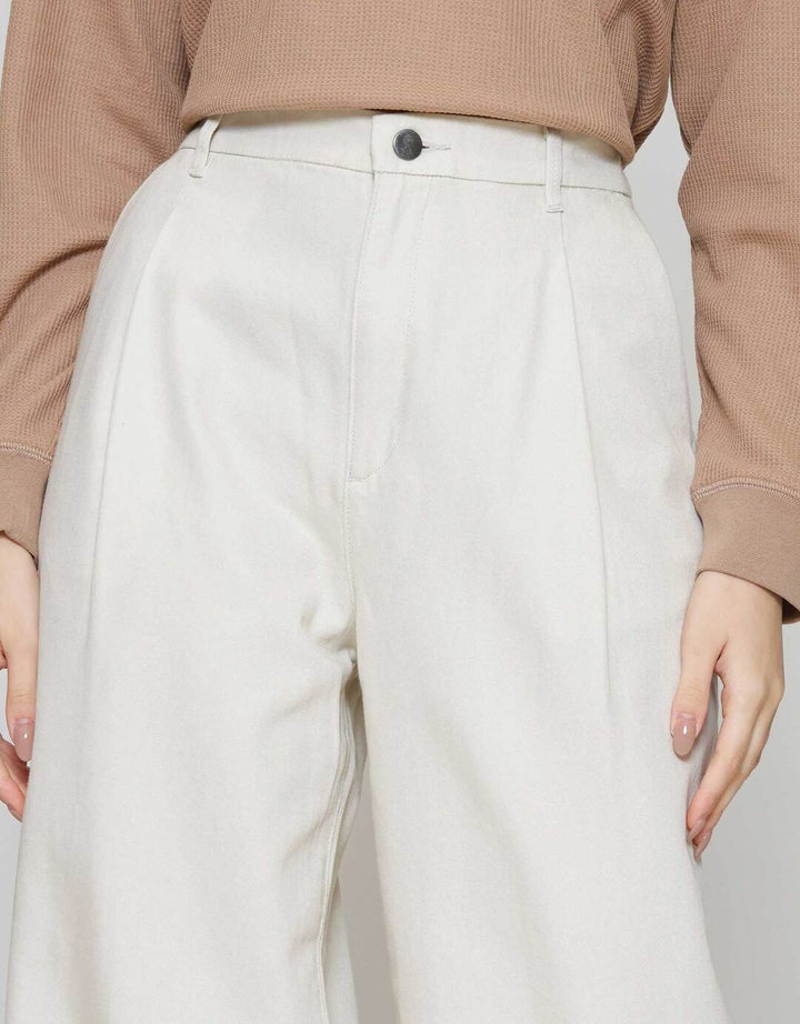 Suko Twill Pants Lipit Drapey Celana Panjang Wanita