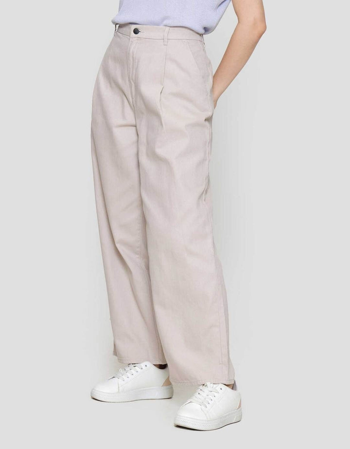 Suko Twill Pants Lipit Drapey Celana Panjang Wanita