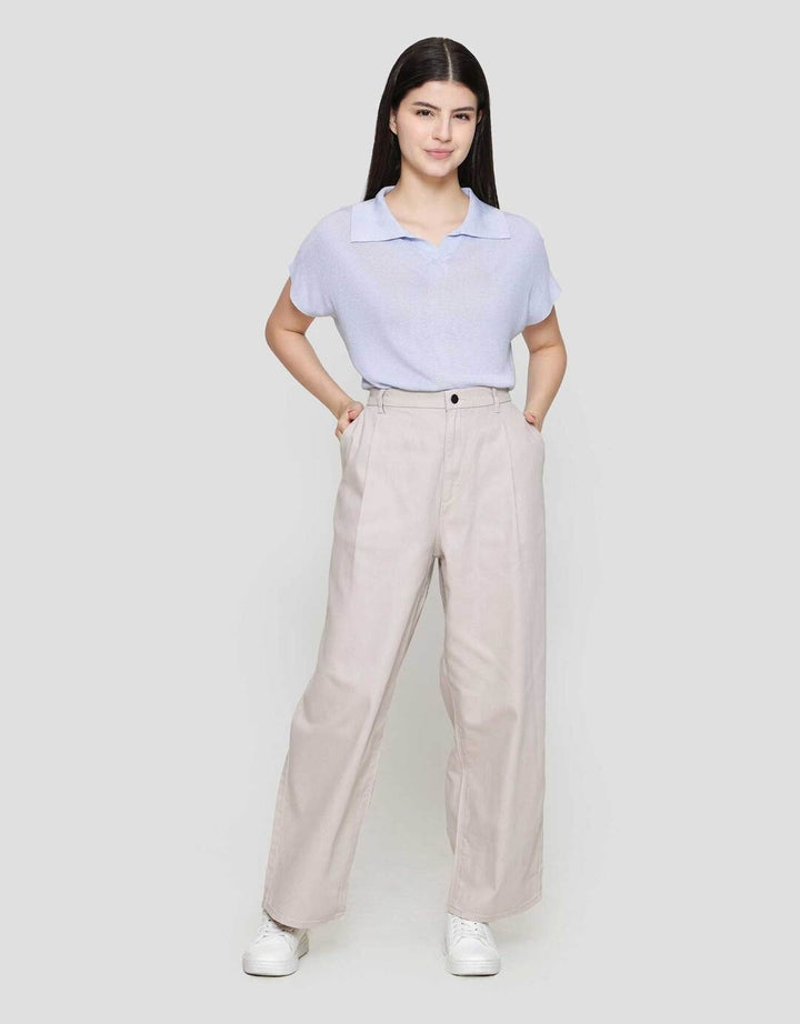 Suko Twill Pants Lipit Drapey Celana Panjang Wanita