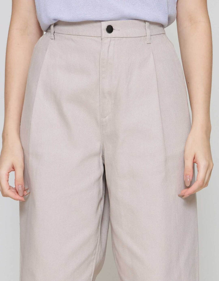 Suko Twill Pants Lipit Drapey Celana Panjang Wanita