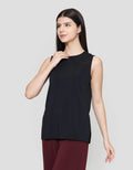 Suko Sleevele With Side Slit Kaos Wanita