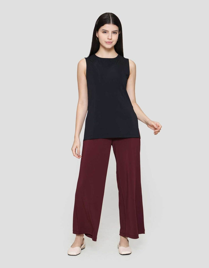 Suko Sleevele With Side Slit Kaos Wanita