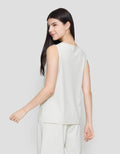 Suko Sleevele With Side Slit Kaos Wanita