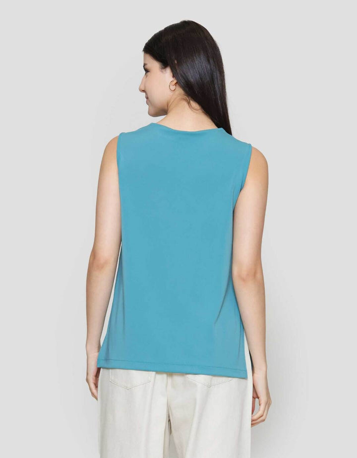 Suko Sleevele With Side Slit Kaos Wanita