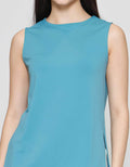 Suko Sleevele With Side Slit Kaos Wanita