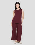 Suko Sleevele With Side Slit Kaos Wanita