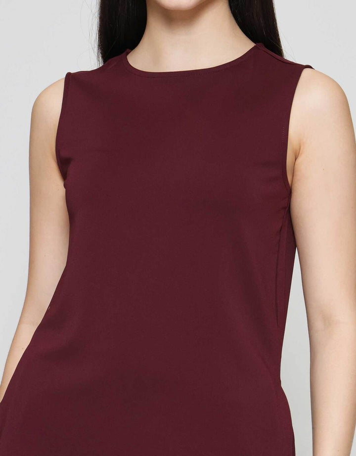 Suko Sleevele With Side Slit Kaos Wanita