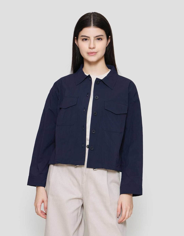 Suko Nilon Rayon Acrylic Kemeja Oversized Wanita