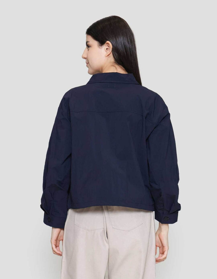 Suko Nilon Rayon Acrylic Kemeja Oversized Wanita