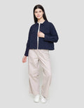 Suko Nilon Rayon Acrylic Kemeja Oversized Wanita