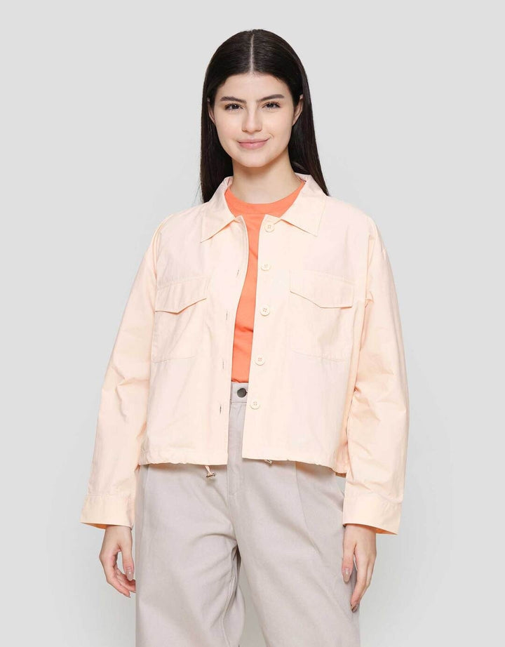 Suko Nilon Rayon Acrylic Kemeja Oversized Wanita