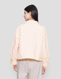 Suko Nilon Rayon Acrylic Kemeja Oversized Wanita