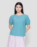 Suko Blouse Lengan Balon Wanita