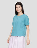 Suko Blouse Lengan Balon Wanita