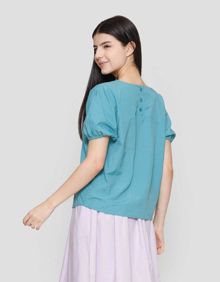 Suko Blouse Lengan Balon Wanita