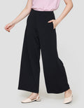 Suko Relax Knit Wide Leg Celana Panjang Wanita