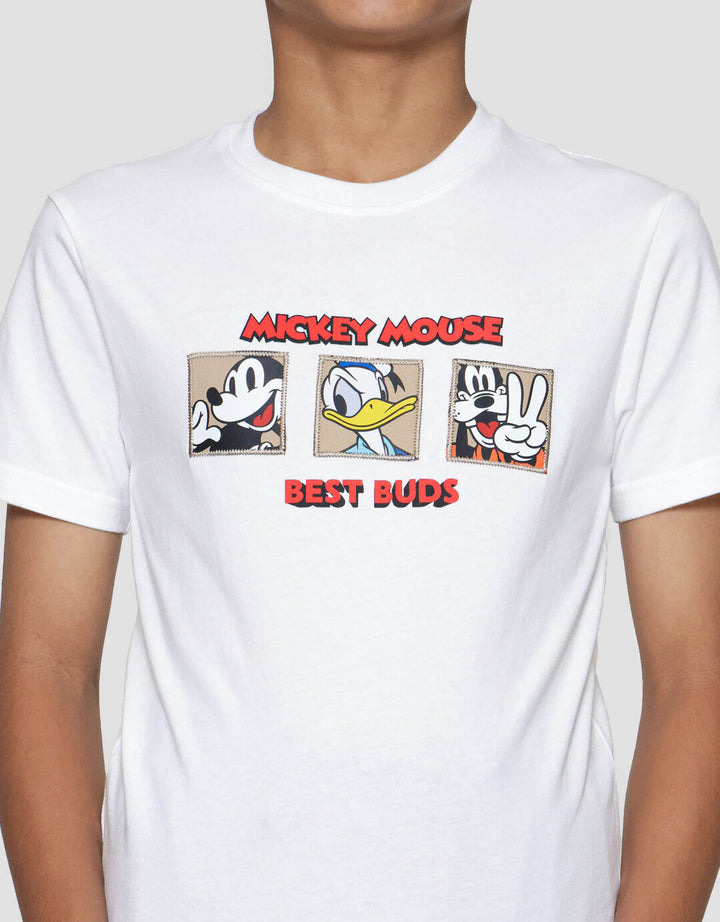 Disney  Mickey Best Bud Kaos Anak Laki-laki