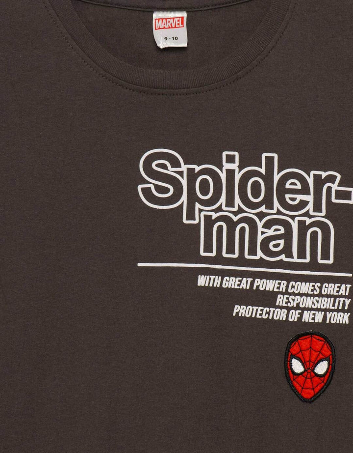 Marvel Spd Tulisan Logo Kaos Anak Laki-laki